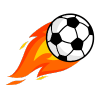 King Exchange Soccer ball in motion Icon