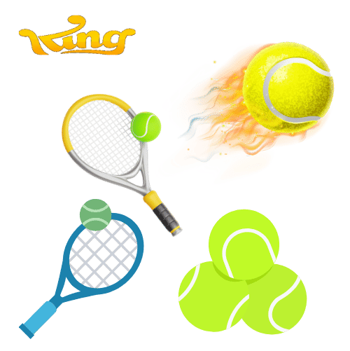 King Exchange Tennis rackets and balls